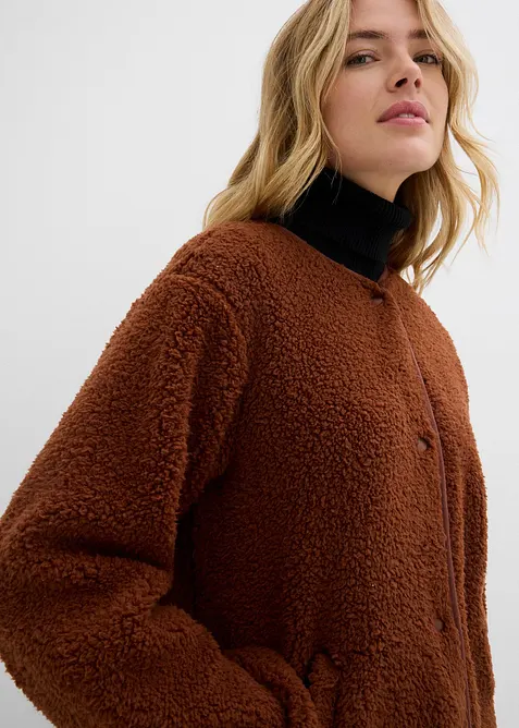 Jacka i teddyfleece, bonprix