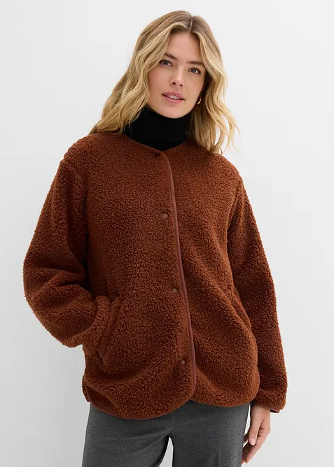 Jacka i teddyfleece, bonprix