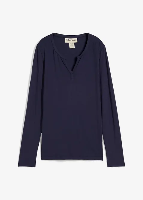 L&aring;ng&auml;rmad topp i mjuk viskosmix, bonprix