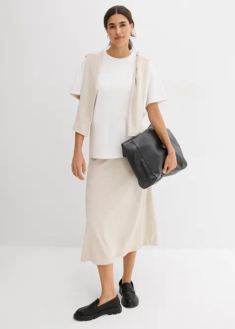 Mellanlång kjol, bonprix