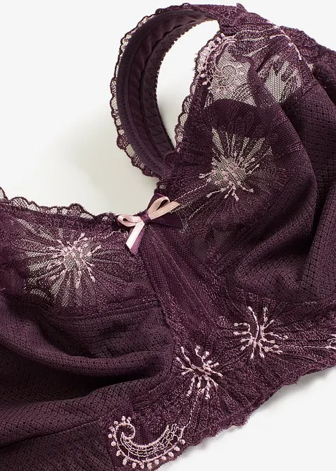 Avlastande BH utan bygel och med vadderade axelband, bonprix