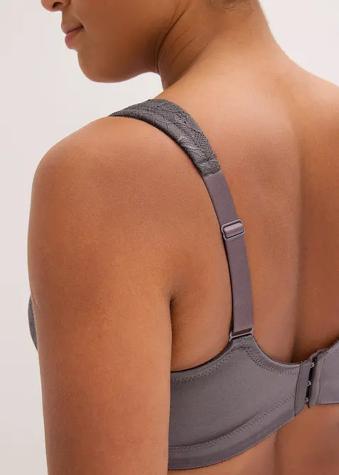 Avlastande BH utan bygel och med vadderade axelband, bonprix