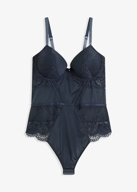 Stringbody med glansiga effekter, bonprix