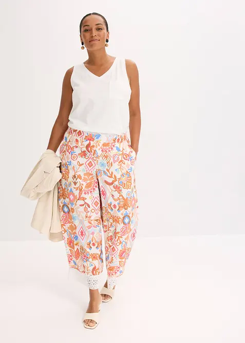 Byxa med spets, bonprix