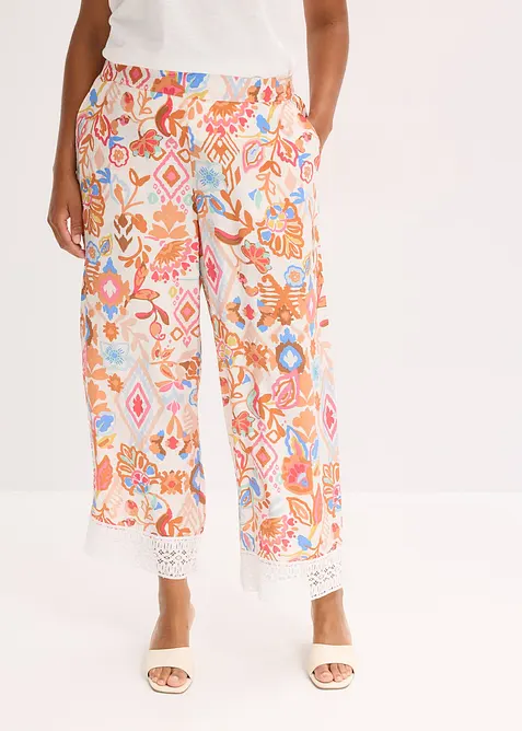 Byxa med spets, bonprix