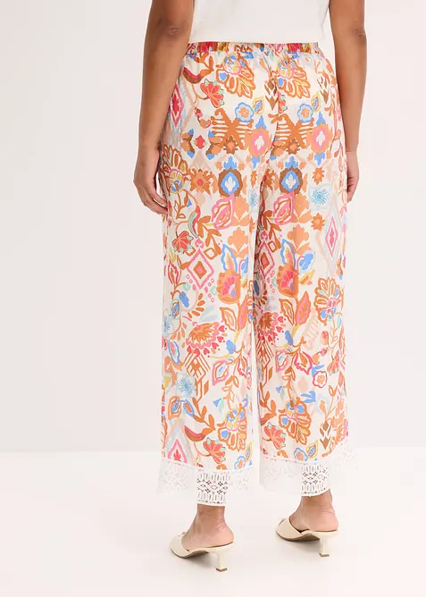 Byxa med spets, bonprix