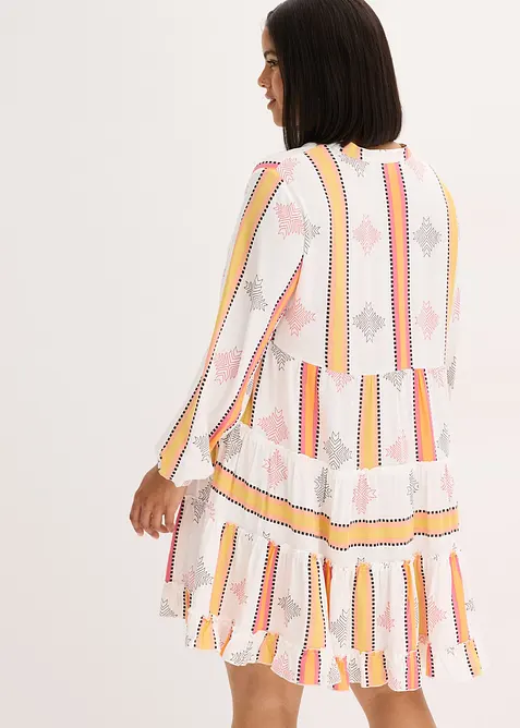 Tunikaklänning av mjuk viskos, bonprix