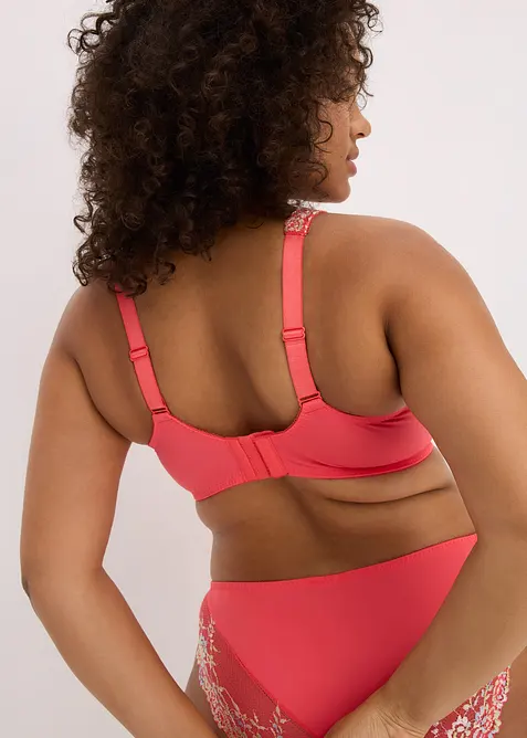 BH med bygel och sirlig spets (2-pack), bonprix