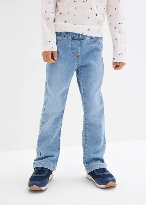 Bootcut Jeans Mid Waist för barn, med bekväm midja, bonprix