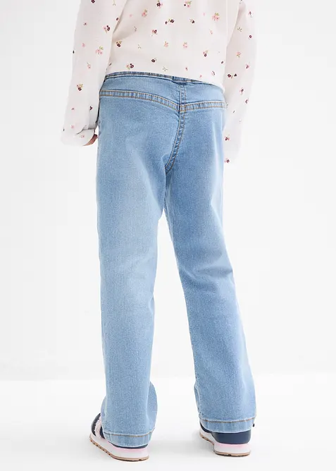 Bootcut Jeans Mid Waist för barn, med bekväm midja, bonprix