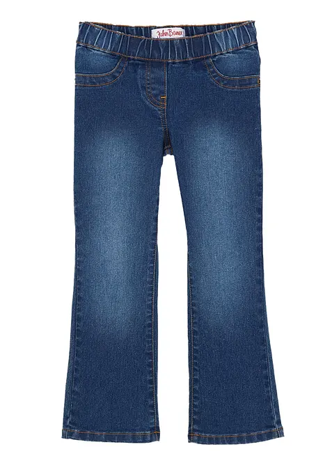 Bootcut Jeans Mid Waist för barn, med bekväm midja, bonprix