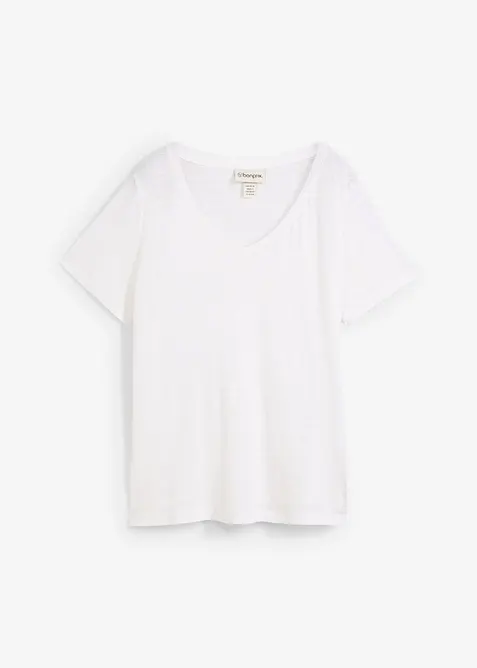 Linnetopp med ledigt snitt, bonprix