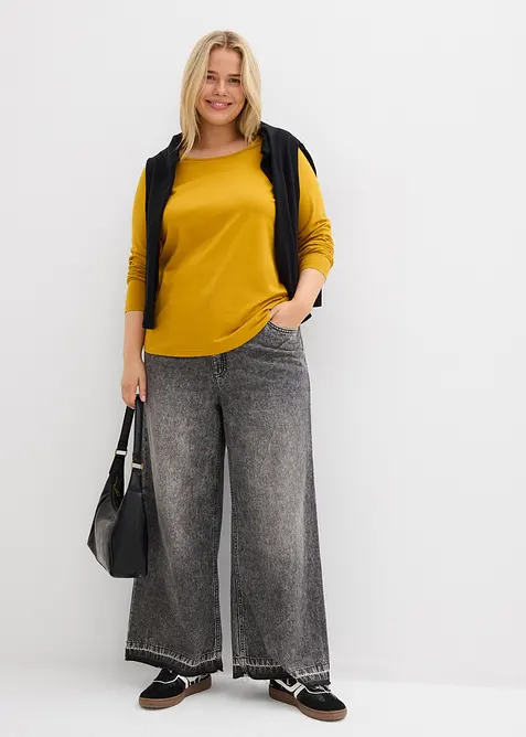 L&aring;ng&auml;rmad topp (2-pack), bonprix