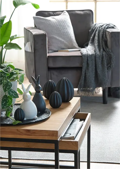 Prydnads&auml;gg (set med 4 delar), bonprix