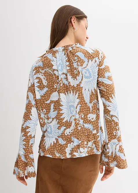 Blus av mjuk modalmix, bonprix