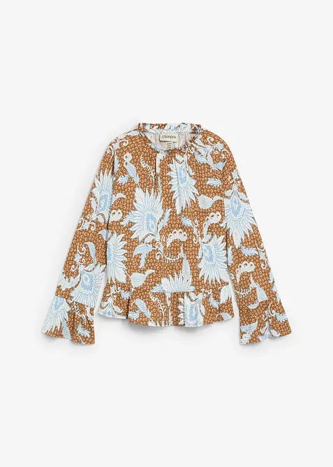 Blus av mjuk modalmix, bonprix