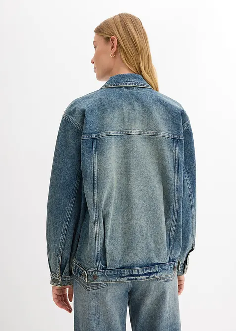 Jeansjacka i oversize-modell, bonprix