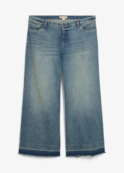 Wide Leg Jeans Mid Waist, bonprix