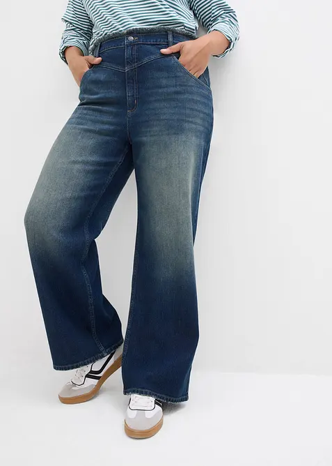 Straight-Jeans High Waist, bonprix
