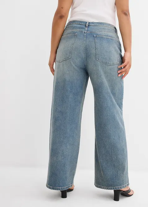 Wide Leg Jeans, High Waist, bonprix