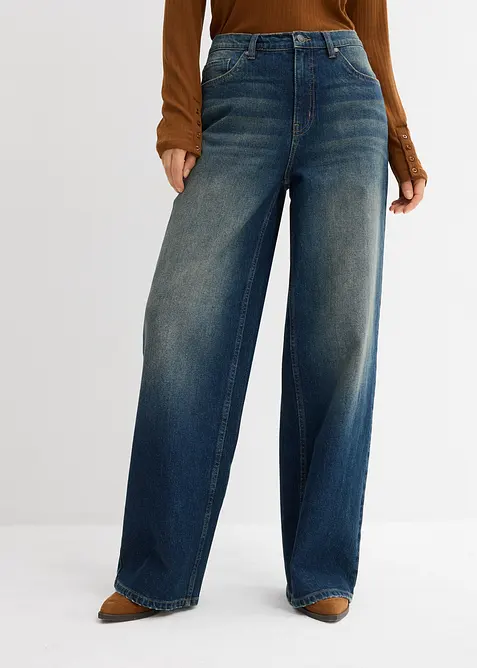 Wide Leg Jeans, High Waist, bonprix