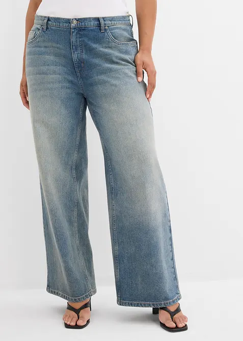 Wide Leg Jeans, High Waist, bonprix