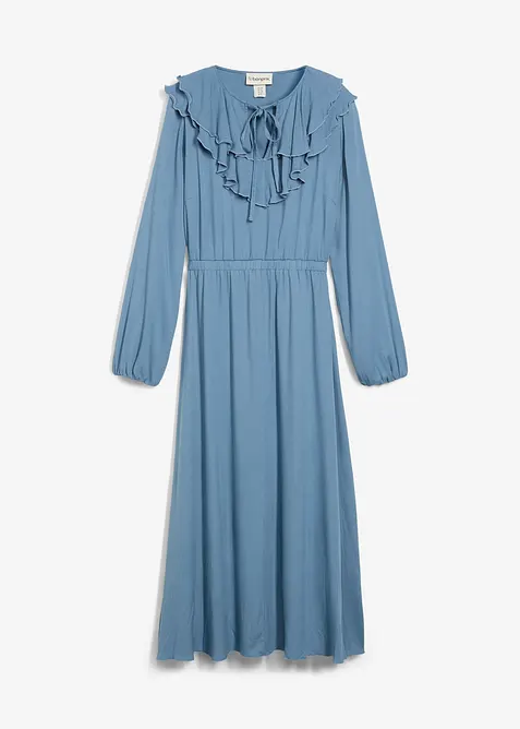 Maxiklänning i följsam viskos, bonprix