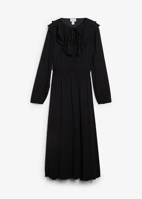 Maxiklänning i följsam viskos, bonprix