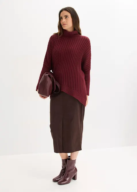 Oversizetröja med poncholook, bonprix