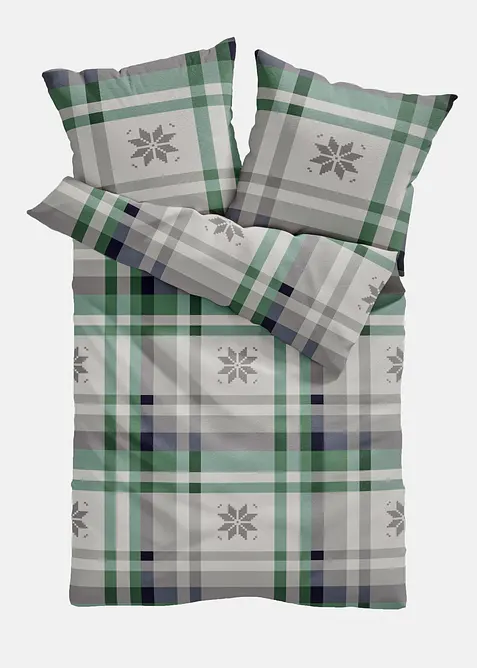 Påslakanset med rutmönster, bonprix