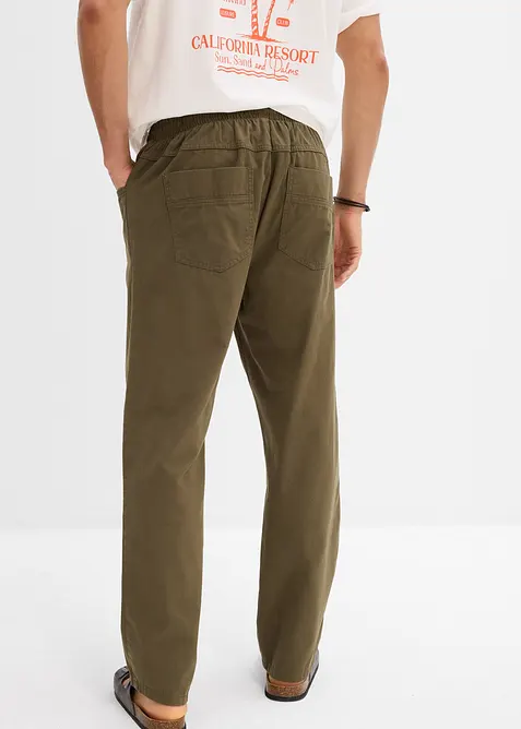 Dra på-byxa, Classic Fit, Straight, bonprix