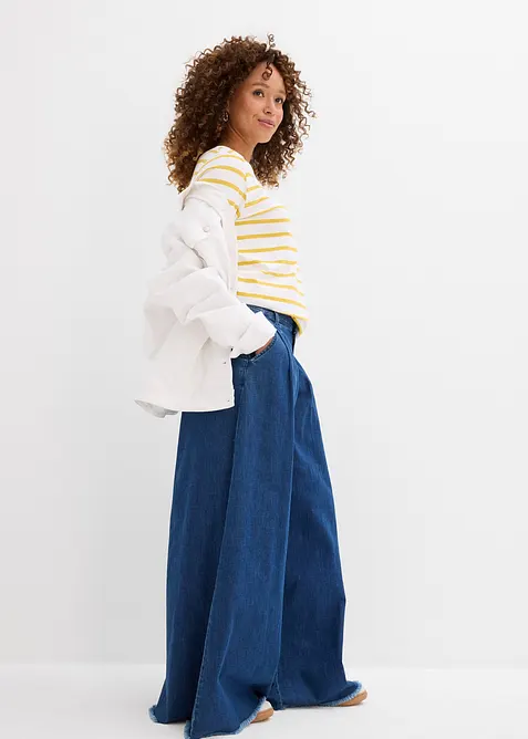 L&aring;ng&auml;rmad topp med ekologisk bomull, bonprix