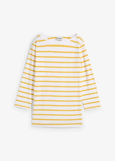 L&aring;ng&auml;rmad topp med ekologisk bomull, bonprix