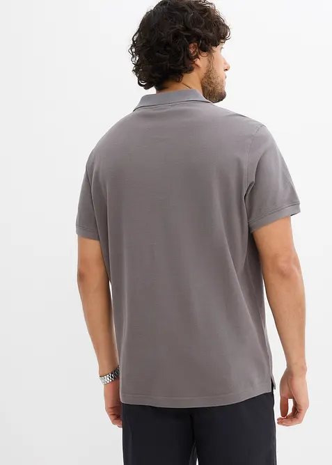 Pikétröja (2-pack) i ren ekologisk bomull, bonprix