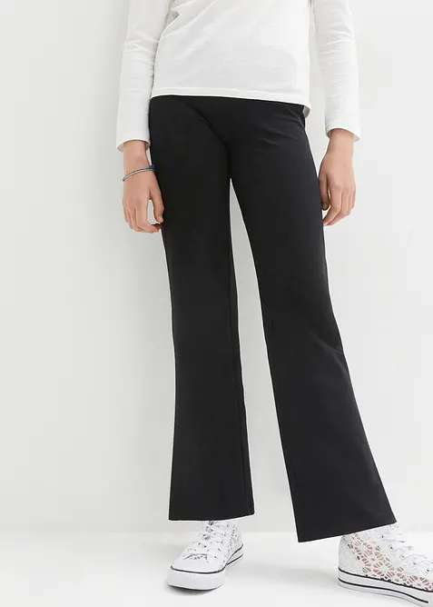 Utsvängd barnbyxa med slits, bonprix