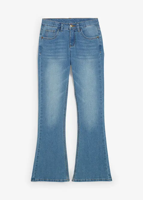 Flared Jeans Mid Waist för barn, bonprix