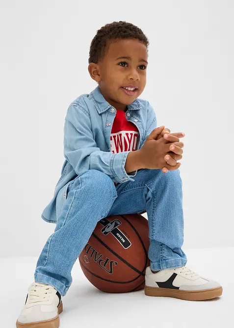 Slim Fit stretchjeans, Straight, bonprix