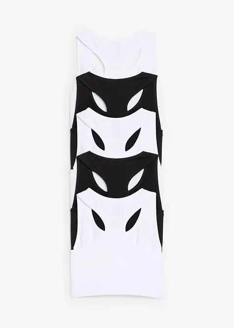 BH-topp med mjuk ekologisk bomull (5-pack), bonprix