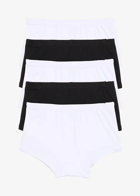 Hipstertrosa med mjuk ekologisk bomull (5-pack), bonprix