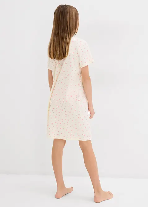 Nattlinne av ekologisk bomull (3-pack), bonprix