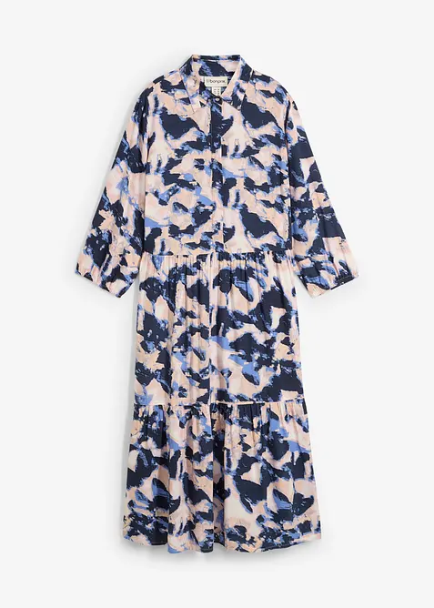 Tunikaklänning i följsam viskos, bonprix