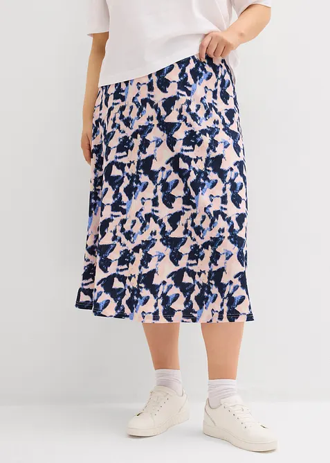 Kjol i midilängd med vidd, bonprix