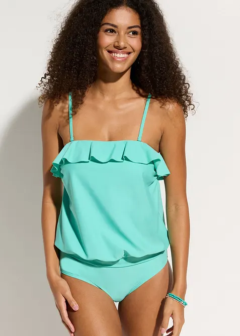Bandåtankini med flexibla axelband (2 delar), bonprix