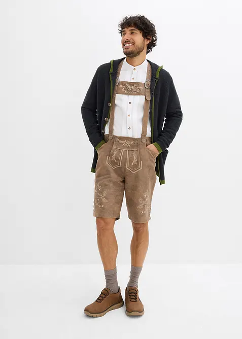 Folkloreinspirerad kofta med huva, bonprix