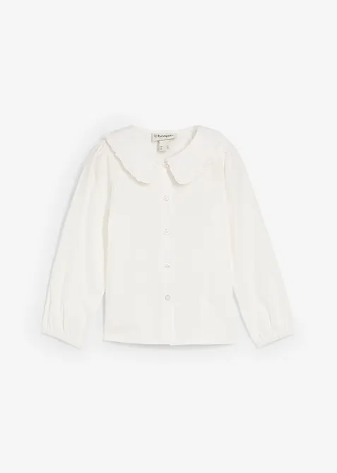 Blus av ren bomull, bonprix