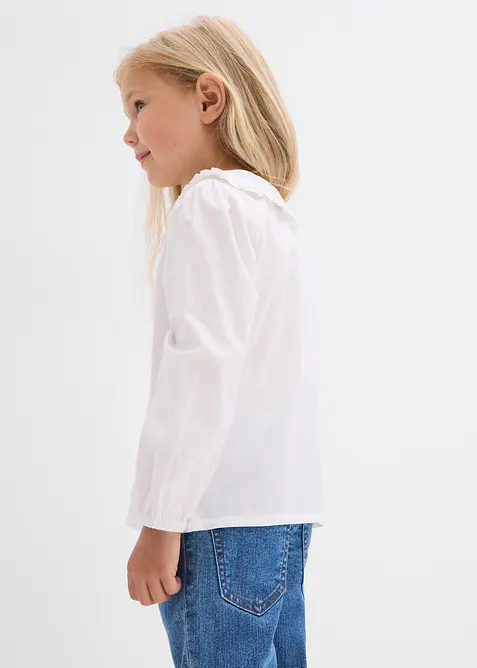 Blus av ren bomull, bonprix