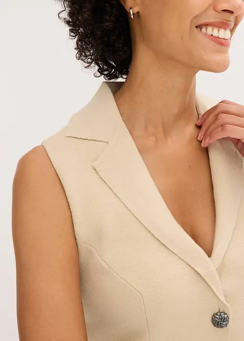 Stickad väst, bonprix