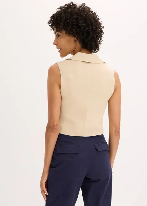 Stickad väst, bonprix