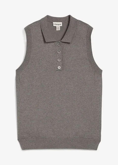 Finstickat linne med silke och tenniskrage, bonprix