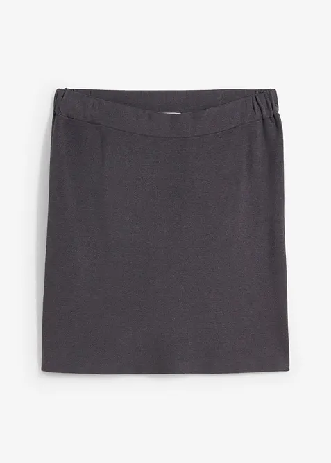 Stickad kjol av viskosmix, bonprix